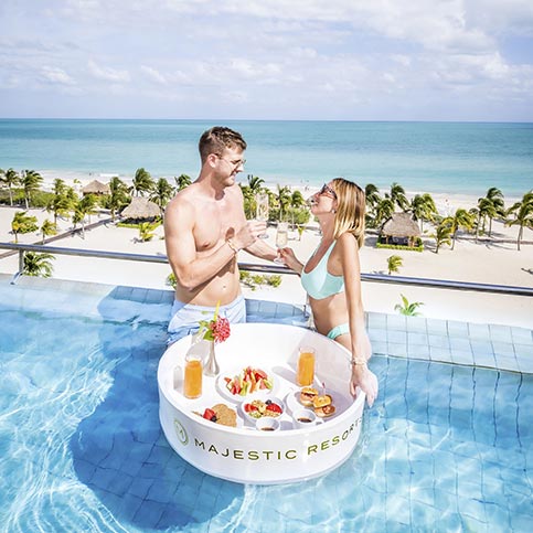 floating breakfast floating breakfast costa mujeres